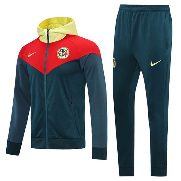 Hoodies América 2020-21 Rote Blau Fussballtrikots Günstig